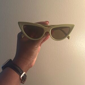 Lime Green Cat Eye Frames